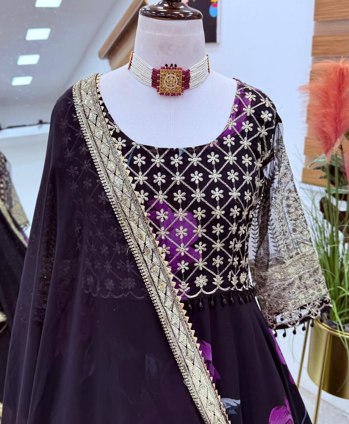 Floral Anarkali