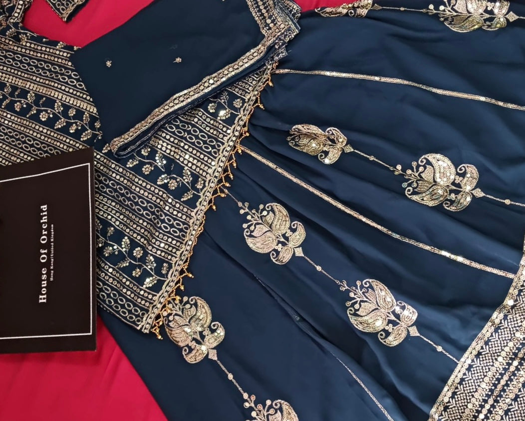 Lahenga blue