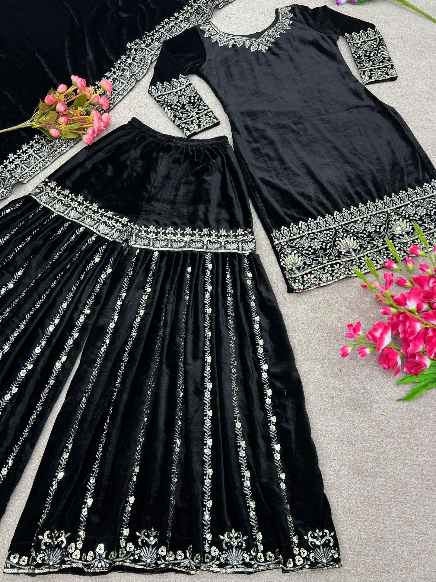 Velvet Sharara