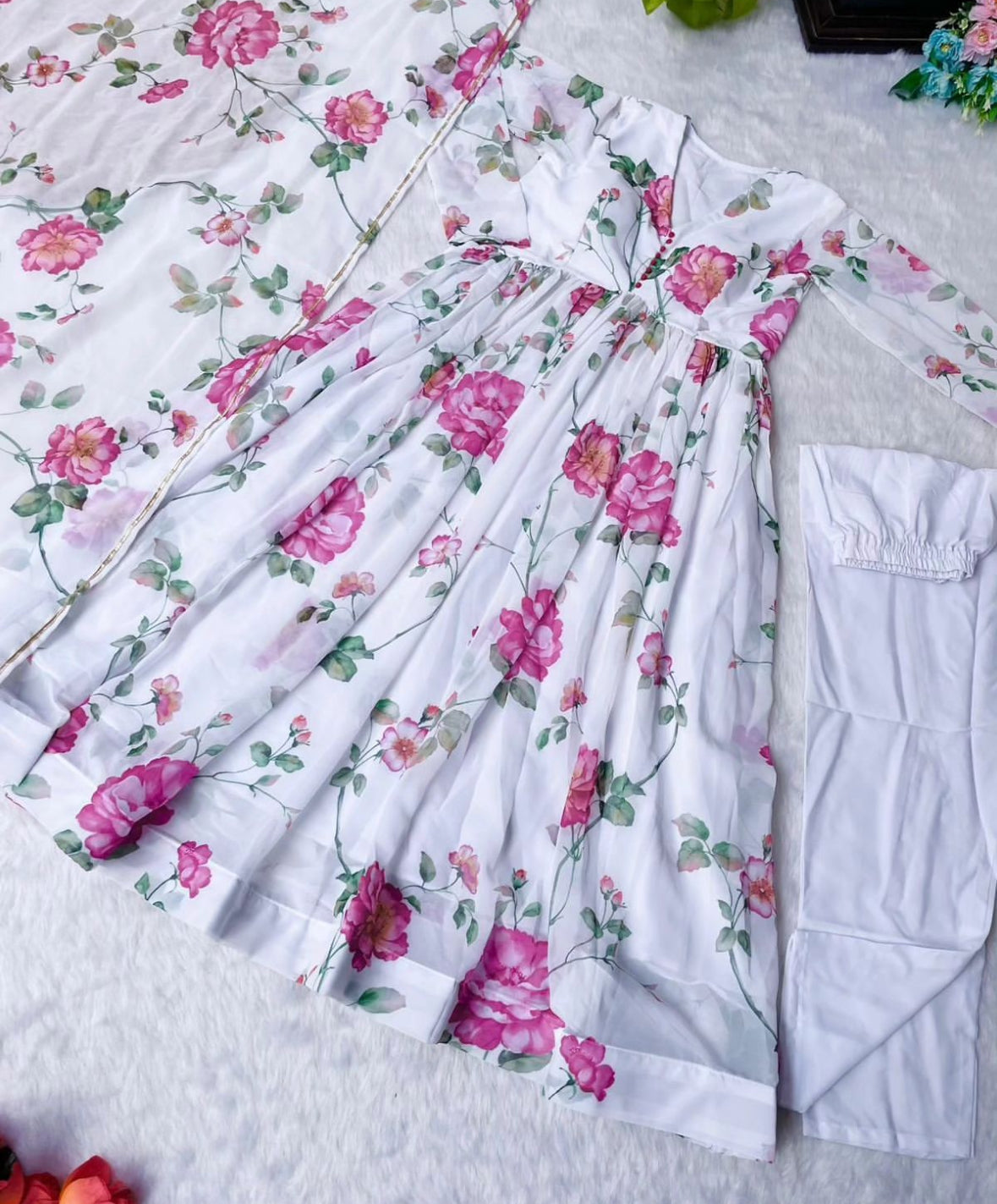 Floral Anarkali