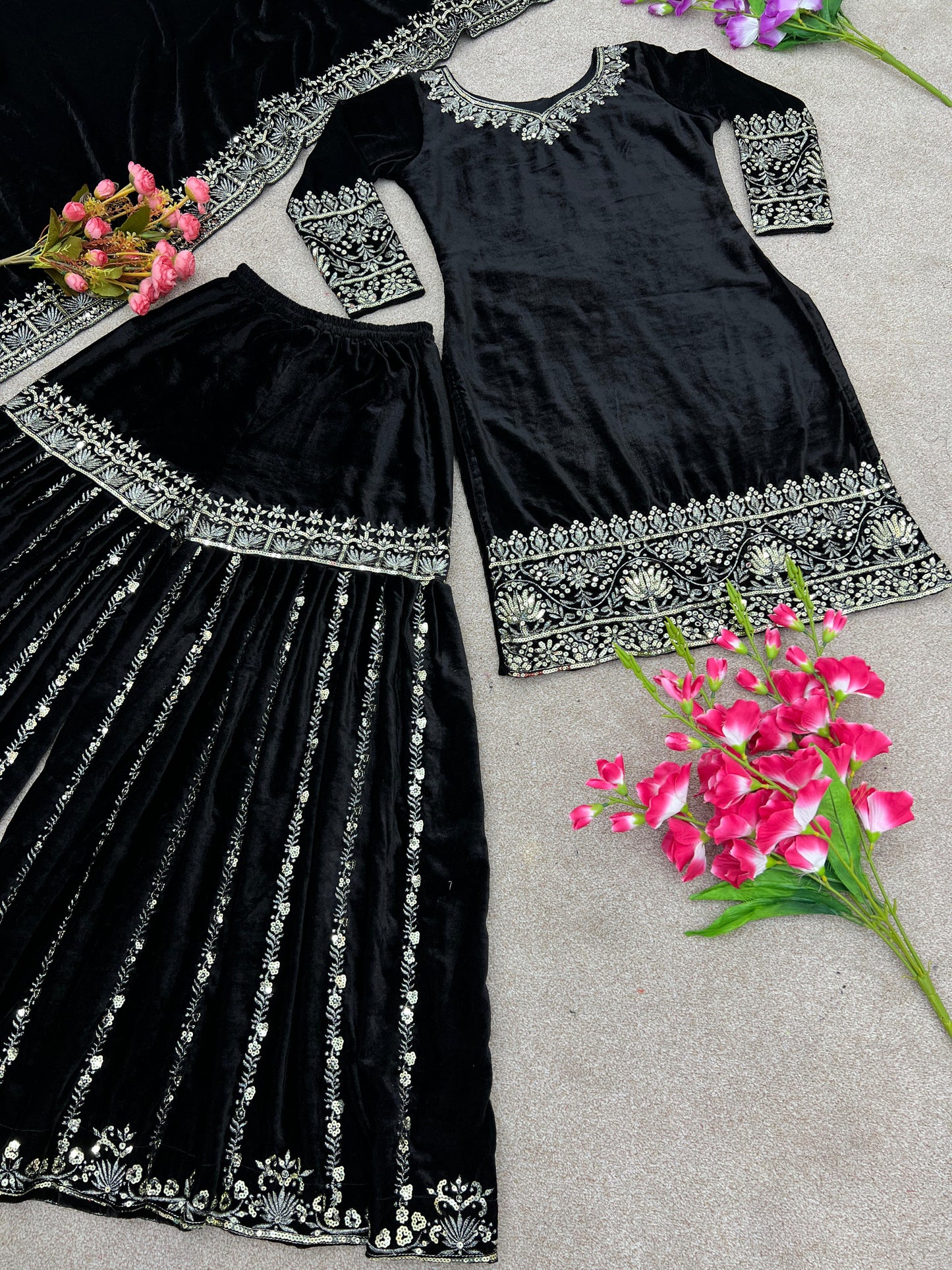 Velvet Sharara