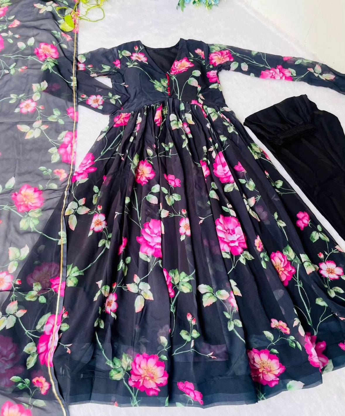 Floral Anarkali
