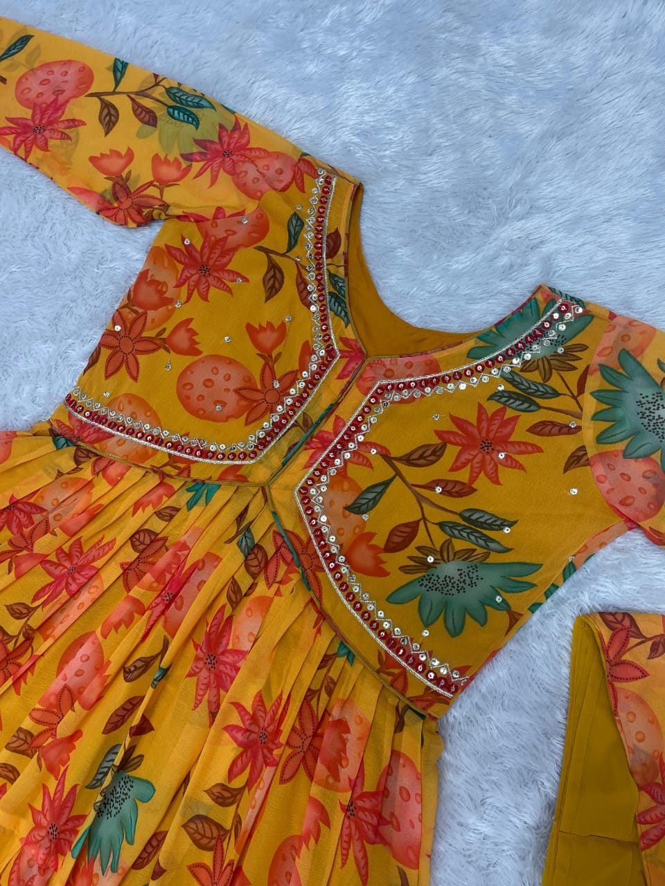 Floral Anarkali