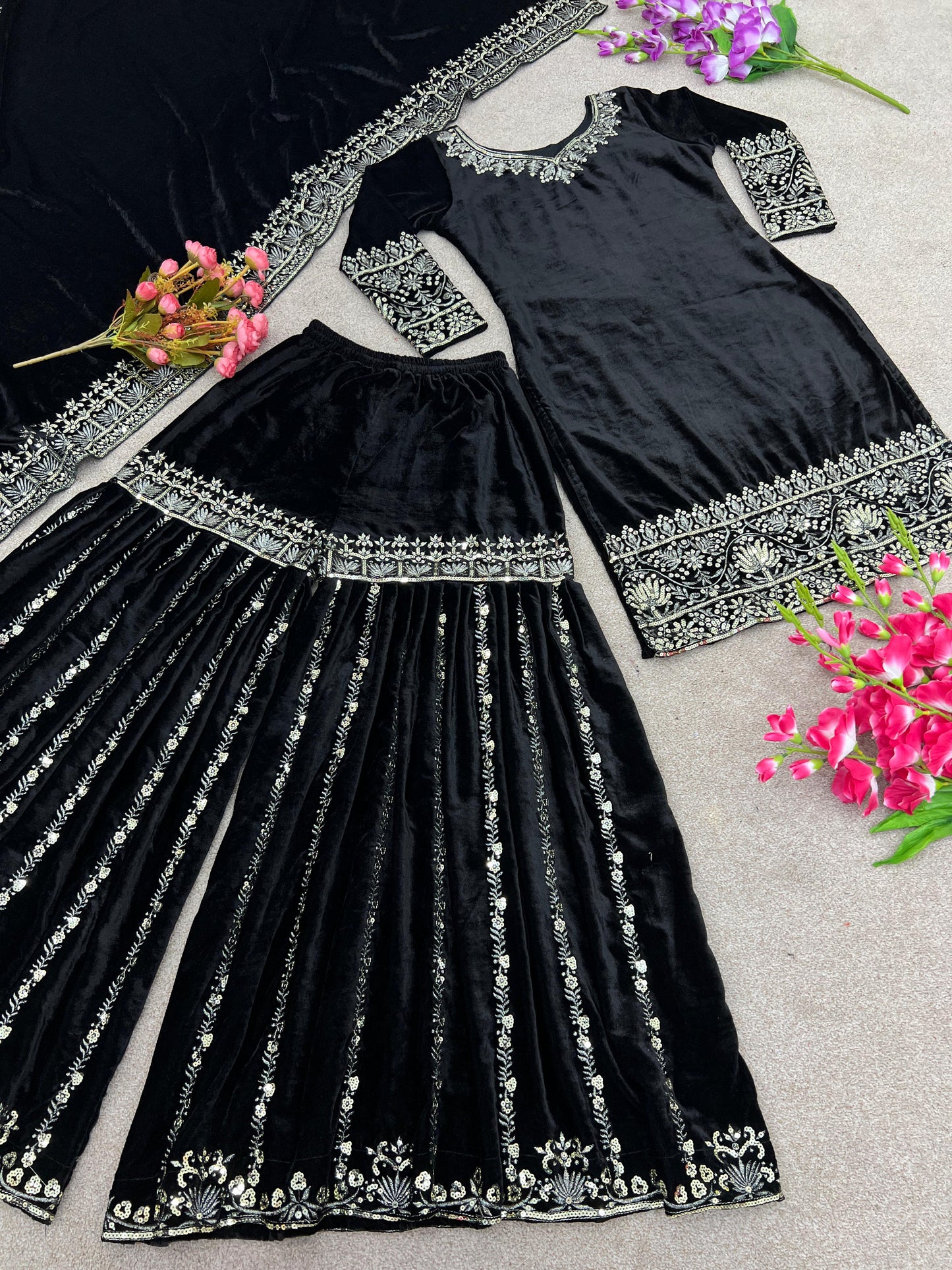 Velvet Sharara