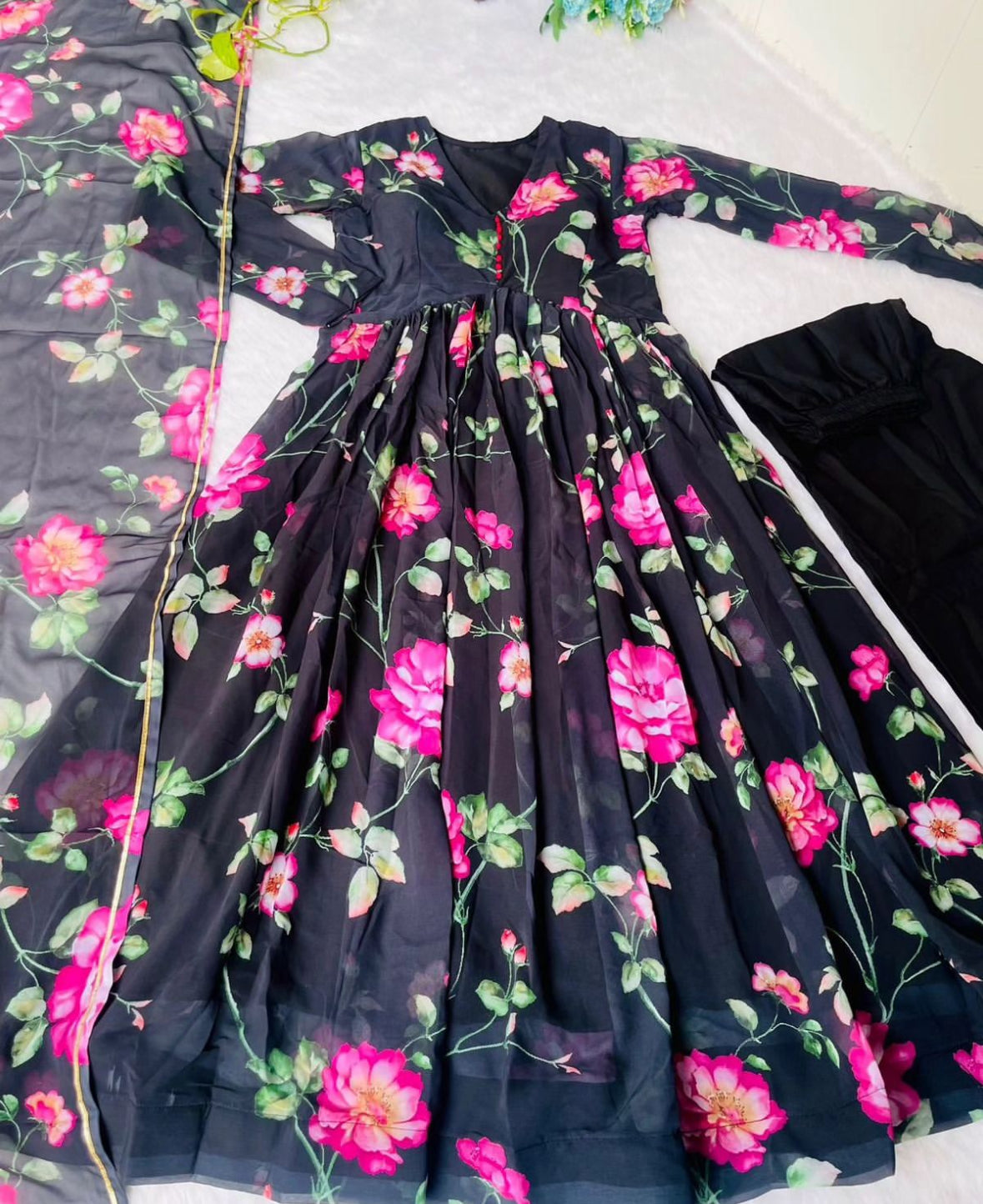 Floral Anarkali