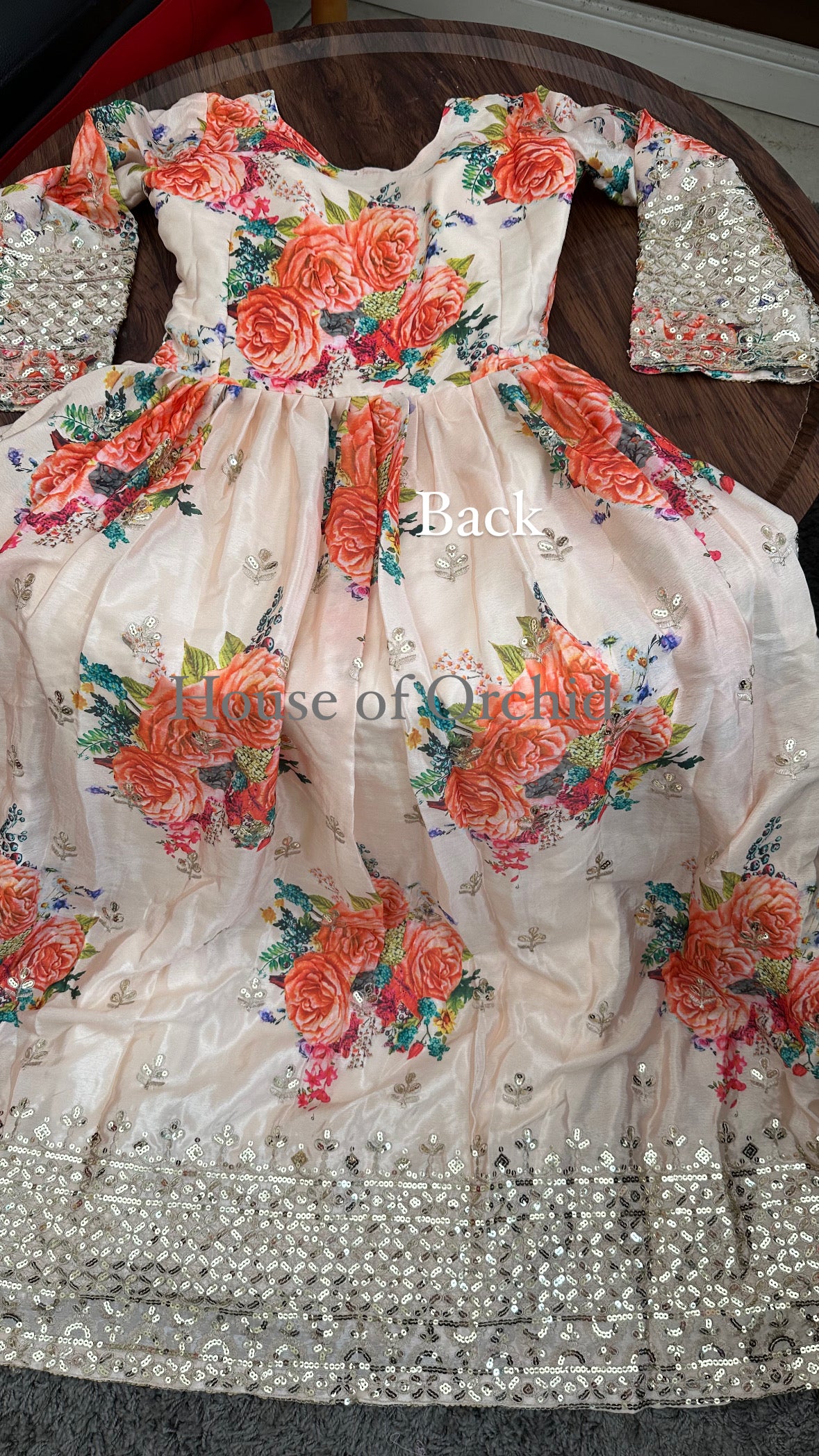 Floral Anarkali