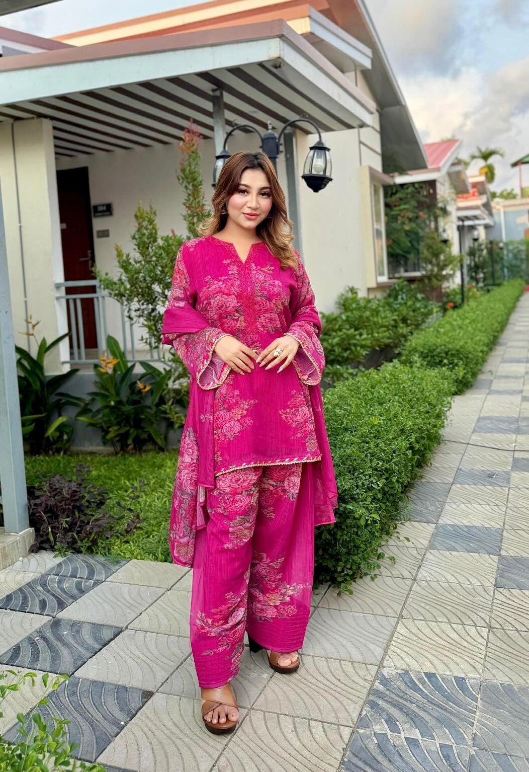 Floral Farshi Salwar