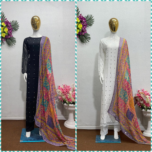 Mirror work suit