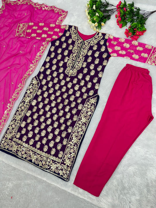 Georgette suit