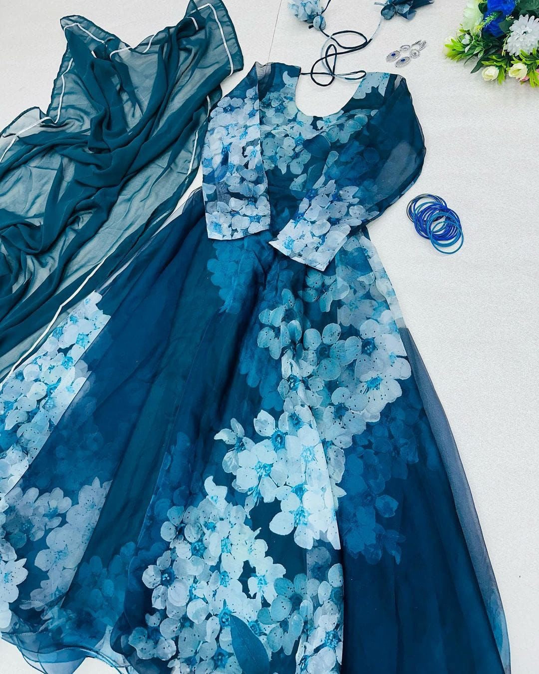 Floral Anarkali