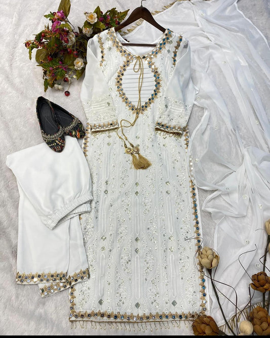 Mirror work suit