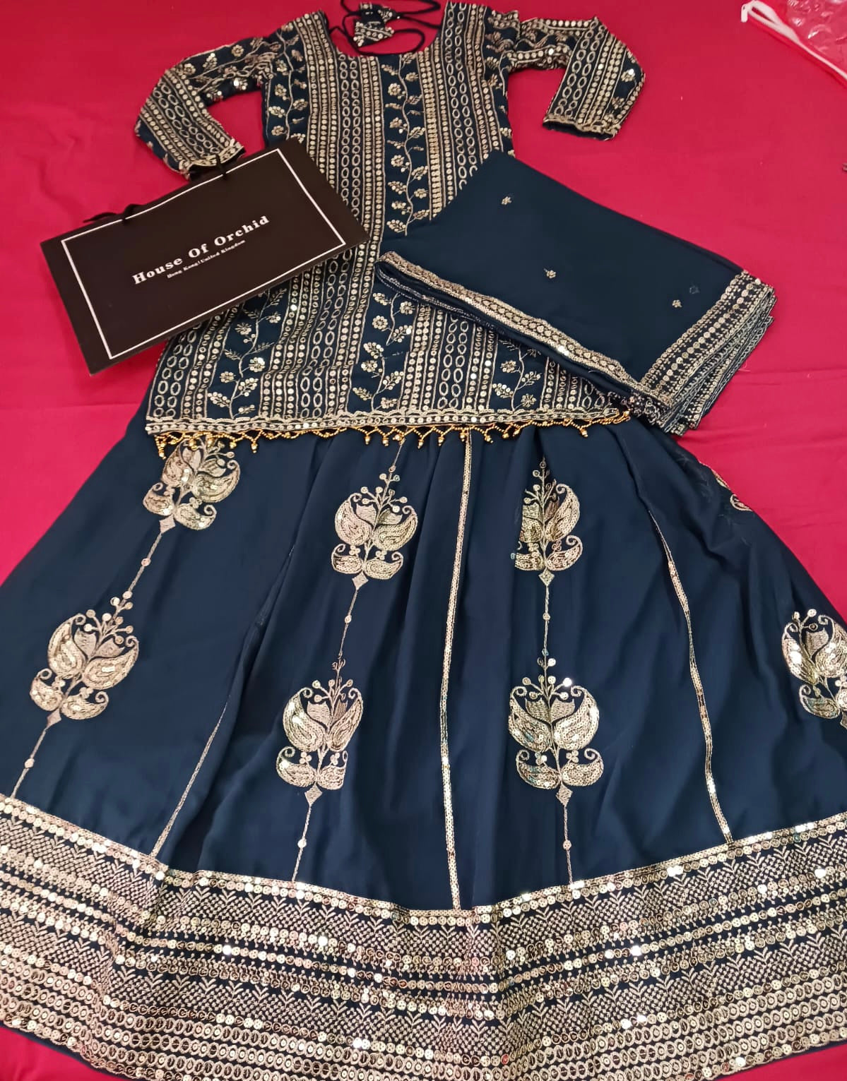 Lahenga blue
