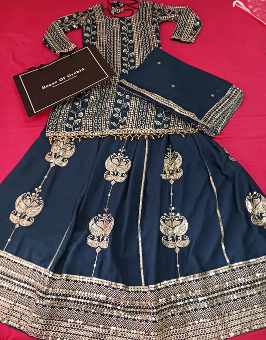 Lahenga blue