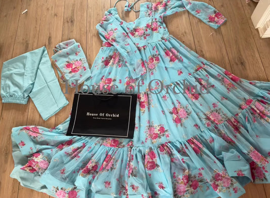 Floral Anarkali